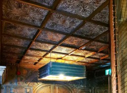 Metal ceilings Ireland, decorative surface finishes UK, faux finish, artists