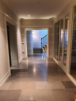 As polished plaster contractors we carried out all the venetian plaster and stucco in this private residence in Ireland.