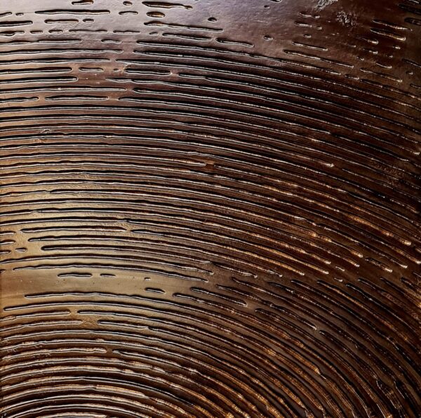 Bronze and Gold Swirled Bespoke Wall Panel