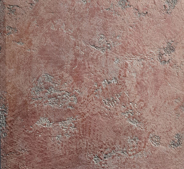 Bronze Patina Pitted Polished Plaster Wall Finish