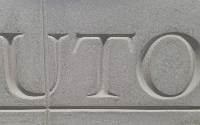Carved Venetian Plaster Stone Finish