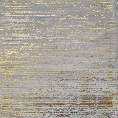 Gold and White Brushed Venetian Plaster Wall Finish