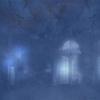 AM43 Indigo Vintage and Distressed Antique Mirror Glass