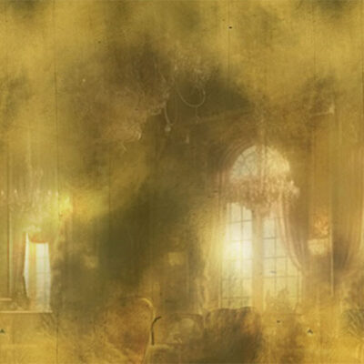AM44 Aurelian Gold Aged Antique Mirror Glass