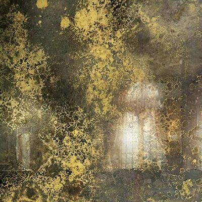 AM1 Luxury Gold Smoked Antique Mirror Glass