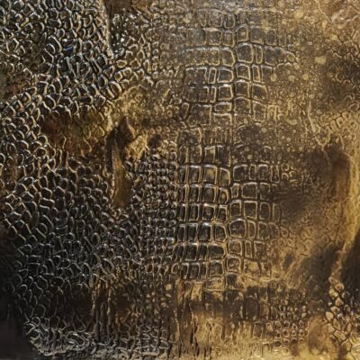 Poseiden Snakeskin Patina Textured Wall Panel
