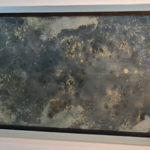 AM11 Luxury Distressed Gold Antique Mirror Glass