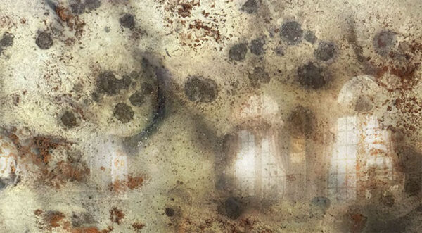 AM12 Luxury Copper Distressed Antique Mirror Glass