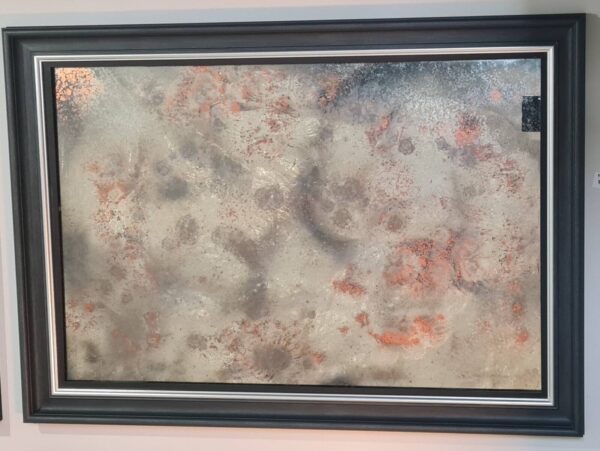 AM12 Luxury Copper Distressed Antique Mirror Glass