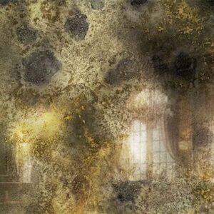 AM13 Gold Antique Mirror Glass
