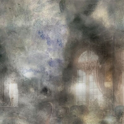 AM18 Distressed Antique Mirror Glass