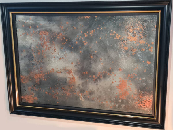 AM2 Luxury Copper Smoked Antique Mirror Glass