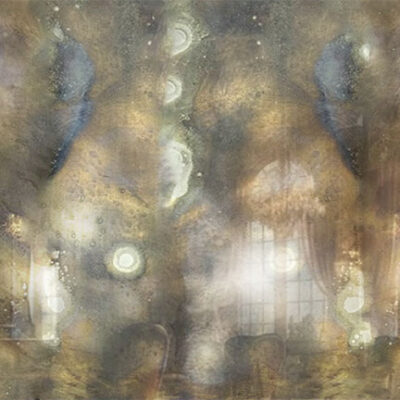 AM22 Decorative Distressed Antique Mirror Glass